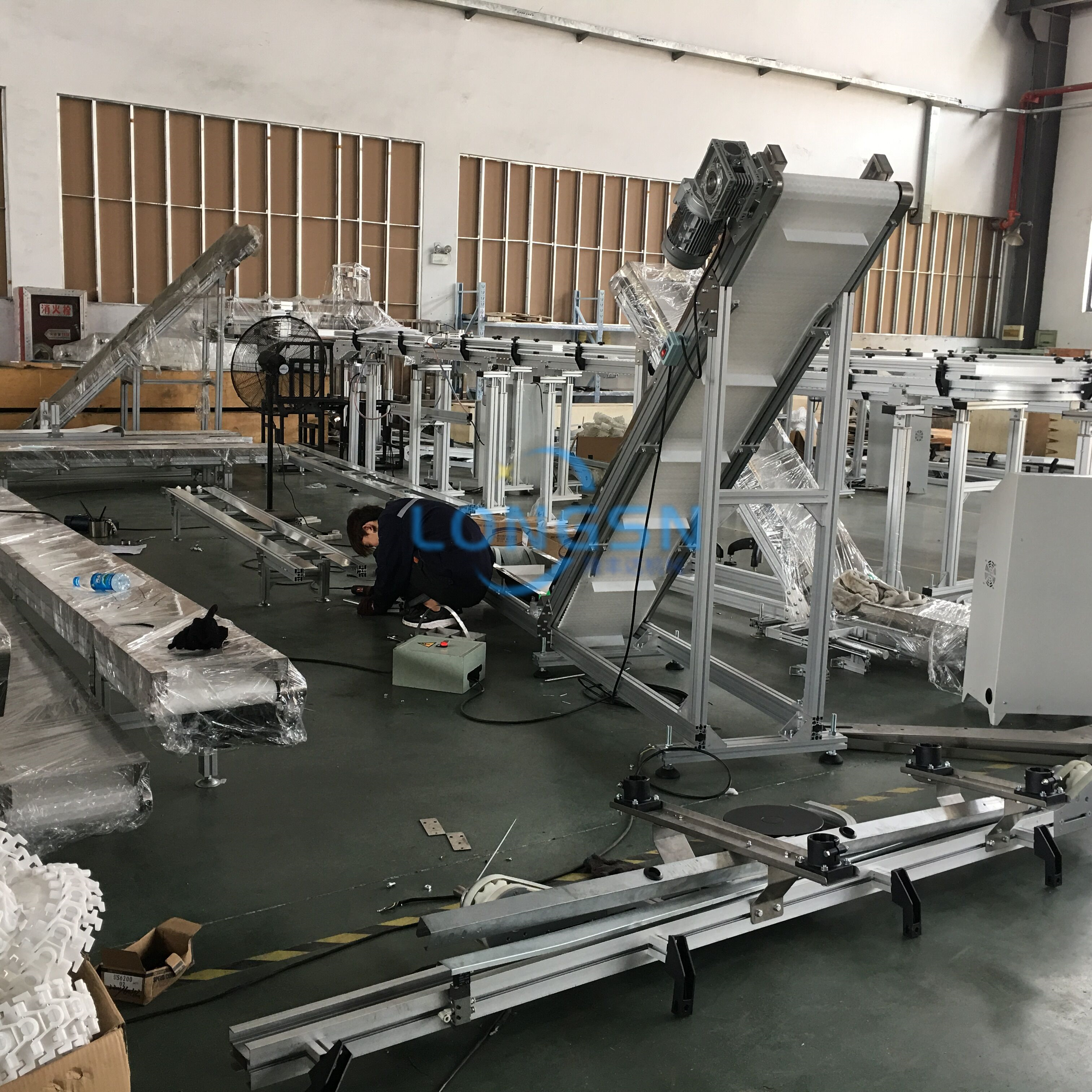 Система транспортировки бутылок